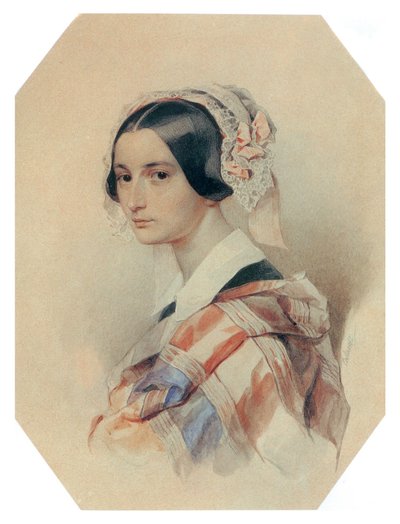Alexandra SmirnoffnéeRosset（Rossetti） 作： Pyotr Fyodorovich Sokolov