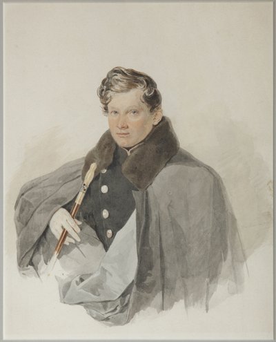 セルゲイ・ヴァシリエヴィッチ・トルベツコイ伯爵の肖像1815-1859、1835 作： Pyotr Fyodorovich Sokolov