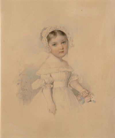 伯爵夫人アレクサンドラアレクサンドロフナゴリチナ1823-1910年、1820年代半ばの肖像 作： Pyotr Fyodorovich Sokolov