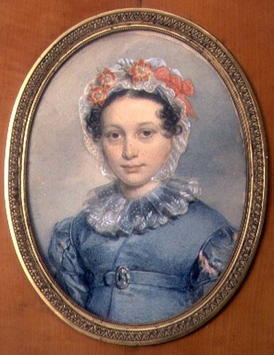 伯爵夫人ソフィア・ステパノフナ・シチェルバトヴァ（1798-1885）の肖像 作： Pyotr Fyodorovich Sokolov