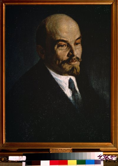 ウラジーミル・レーニンの肖像 作： Pyotr Ivanovich Kelin