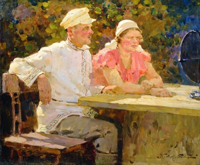 ラジオを聴く 作： Pyotr Ivanovich Kotov