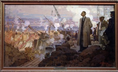 マキシム・ゴーリキー（1868-1936） 作： Pyotr Ivanovich Kotov