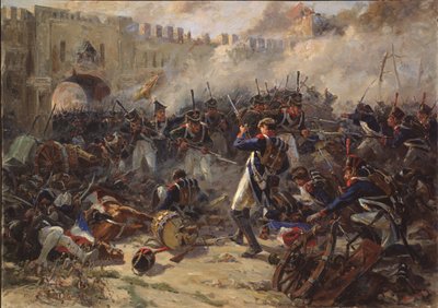 1956 年 8 月 1812 日のスモレンスクの戦い 作： Pyotr Ivanovich Zhigimont