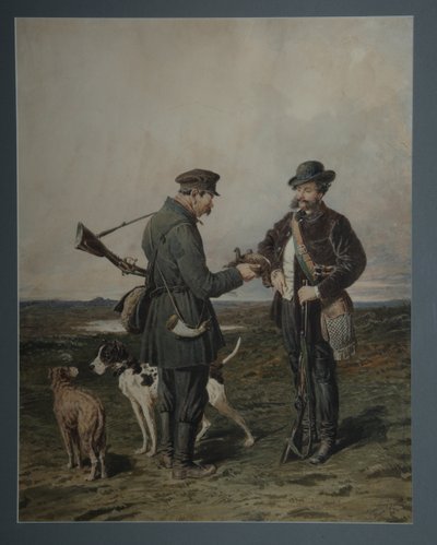 ハンター、1864 作： Pyotr Petrovich Sokolov