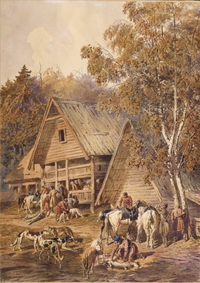 ハンツマン、1863 作： Pyotr Petrovich Sokolov