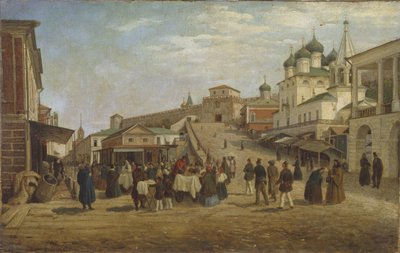ニジニノヴゴロドの眺め、1867年 作： Pjotr ​​​​Petrowitsch Wereschtschagin