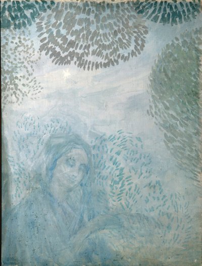 朝の祈り、1908年 作： Pyotr Savvich Utkin