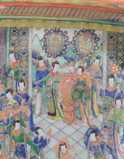 ラージファミーユヴェルテチャージャー、カンシーピリオド（1662-1722）（磁器）（272193も参照） 作： Qing Dynasty Chinese School