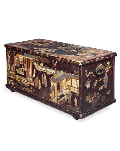 康熙時代の大きなコロマンデルの胸 作： Qing Dynasty Chinese School