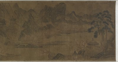 桃の花の春 作： Qing Dynasty Chinese School