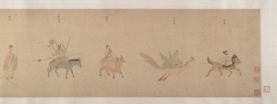 惑星と星座の神々、16世紀。 作： Qiu Ying