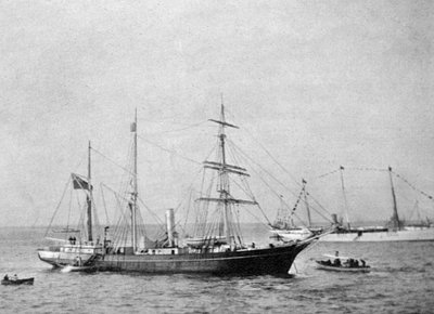 アーネストシャクレトンはHMSニムロッド、1907年1908年を出荷します。 作： Queen Alexandra