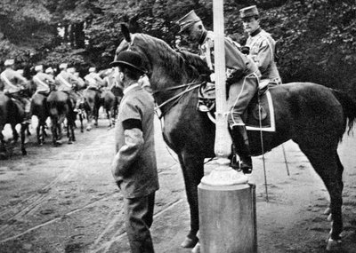 1908年、クリスチャン9世1818年〜1906年、デンマークのフサールのキョル大佐。 作： Queen Alexandra