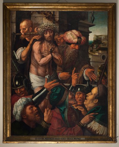 Ecce homo. Quentin Metsijs. Século XVI (óleo sobre madeira) 作： Quentin Massys or Matsys