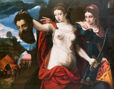 ホロフェルネスの首を持つジュディス 作： Quentin Massys or Matsys