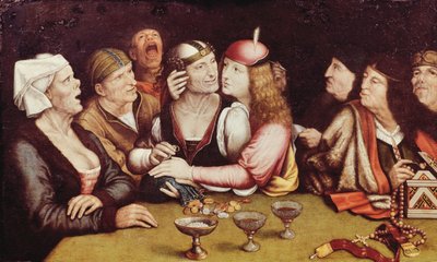 結婚契約 作： Quentin Massys or Matsys