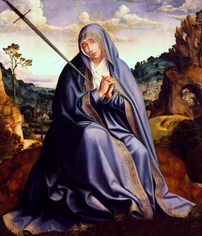 悲しみの聖母 作： Quentin Massys or Matsys