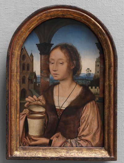 聖マグダラのマリア（パネルに油彩） 作： Quentin Massys or Matsys