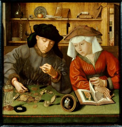 両替商とその妻 作： Quentin Massys or Matsys