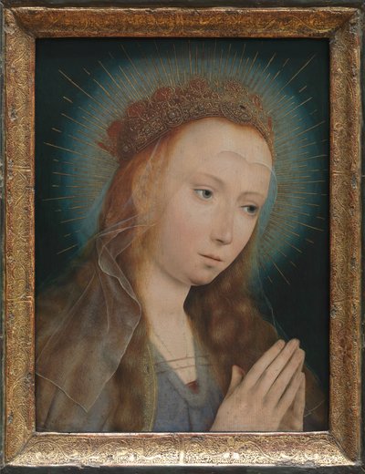 祈る聖母 作： Quentin Massys or Matsys