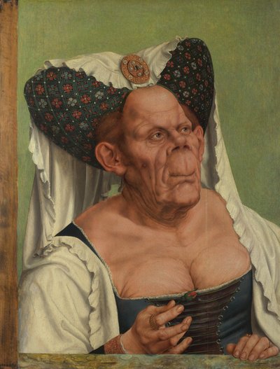 老女醜い公爵夫人c。 1513 作： Quentin Massys or Metsys