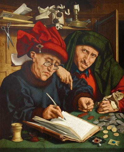 徴税人、1520年代 作： Quentin Massys or Metsys