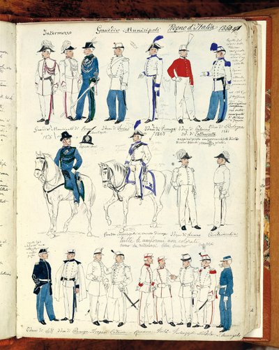 イタリア王国の軍服「Municipal Guards 作： Quinto Cenni