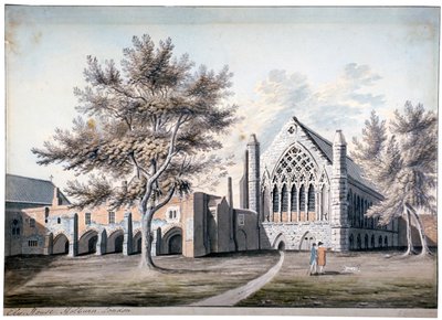 Ely Place、Holborn、London、1775 の Ely House のビュー 作： RB Godfrey