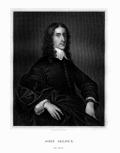 ジョンセルデン、イギリスの法学者、法律の古物商および東洋の学者、1823年。 作： R. Cooper