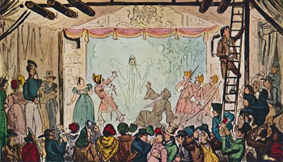 「バーソロミュー フェア: 内側から」、1942 年 作： R. Cruikshank