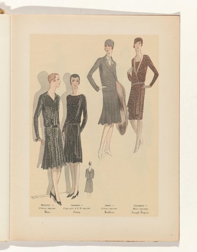 Art - Taste - Beauty、フェミニンエレガンスのリーフレット、1928 年 11 月、No. 99、9 年目、p. 19 作： R. Drivon