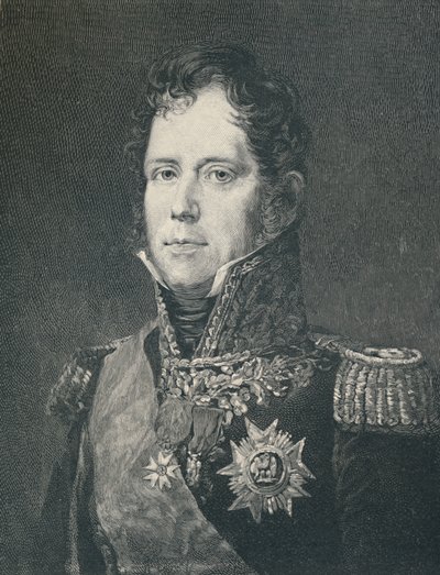 ミシェルネイ元帥、エルチンゲン公爵、モスクワ王子、1805年、1896年 作： R. G. Tietze