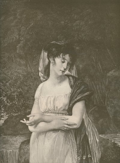 Lucien Bonaparte夫人、1800年、1896年。 作： R. G. Tietze