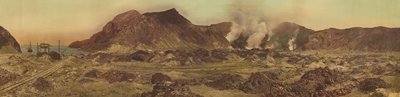 ニュージーランド、ホワイト島、クレーターベイ 作： R. P. Moore
