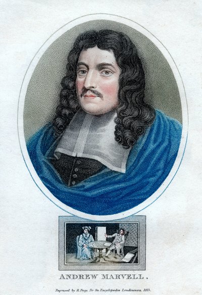 アンドリューマーベル、イギリスの形而上学的詩人、1815年。 作： R. Page