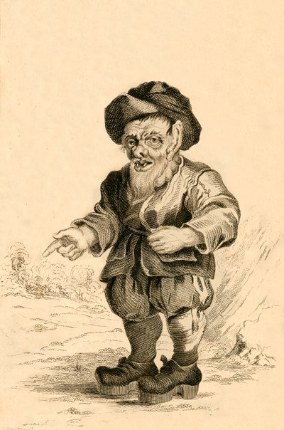 ベルトールデ、ロンバルディアのアルボイヌス王の首相、1821年。 作： R. Page