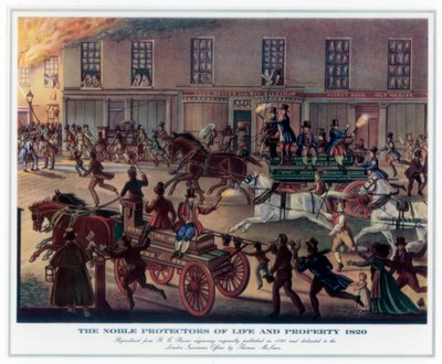 命と財産の高貴な守護者、1820年。 作： R. Reeves