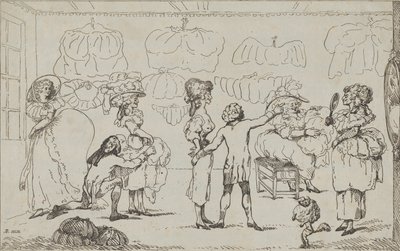 1785年7月11日の「バム・ショップ」。 作： R. Rushworth.