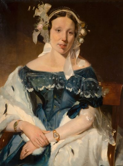 女性の肖像、1830年。 作： R. T. Bott