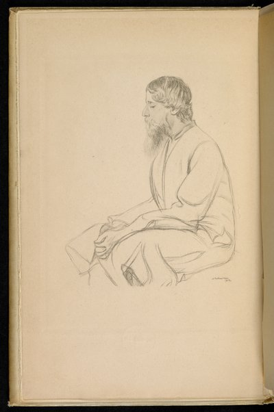 ギタンジャリ歌の供物の口絵 作： Rabindranath Tagore