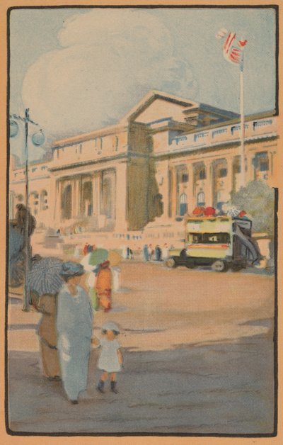 ニューヨーク公共図書館、1914 年。 作： Rachael Robinson Elmer