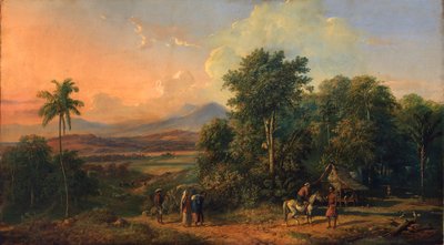 森と郷土の家 作： Raden Saleh