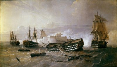 1762年、ハバナプロモントリーの防衛 作： Rafael Monleon y Torres