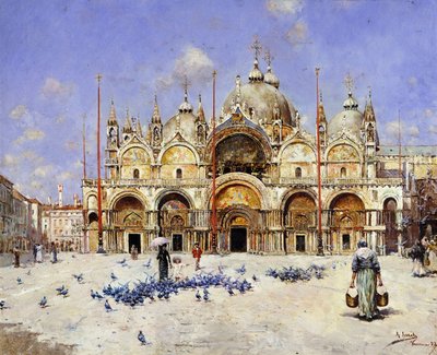 ヴェネツィアサンマルコ、1883年 作： Rafael Senet