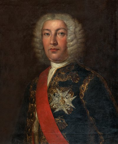 スペイン語：Juan José Navarro de Viana y Búfalo (1687-1772) ビクトリア侯爵、リアル・アルマダ大将 ホセ・ナバロ提督の肖像画 作： ラファエル・テジョ