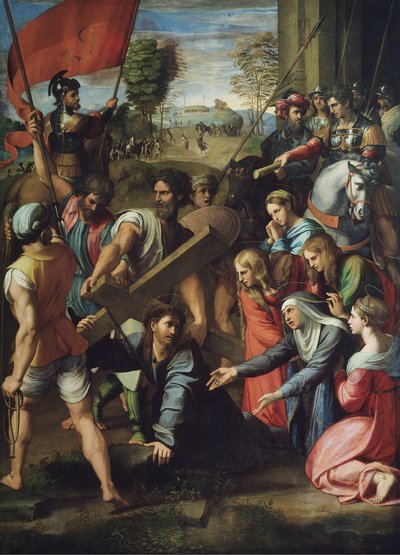 十字架を運ぶキリスト 作： Raffaello Sanzio Raphael
