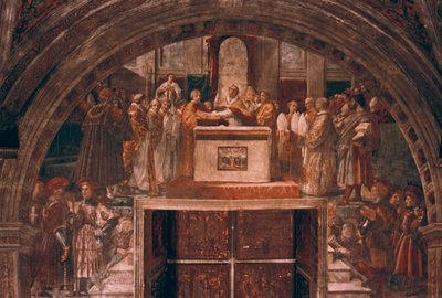 レオIIIの正当化、1514 作： Raffaello Sanzio Raphael