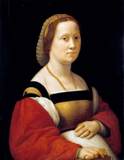 妊娠中の女性、1505-1506。 作： Raffaello Sanzio Raphael