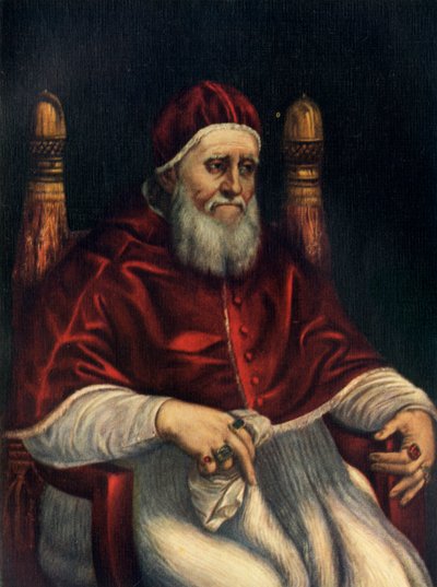 教皇ジュリアス2世、c1512、c1912 作： Raffaello Sanzio Raphael